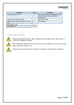 Preview for 8 page of DARAY X240 Operating & Installation Manual