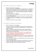 Preview for 16 page of DARAY X240 Operating & Installation Manual