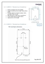 Preview for 17 page of DARAY X240 Operating & Installation Manual