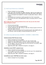 Preview for 19 page of DARAY X240 Operating & Installation Manual