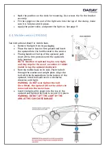 Предварительный просмотр 20 страницы DARAY X740 Operating & Installation Manual