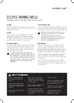 Preview for 2 page of DARCHE ECLIPSE 270 EC27-W1 Instructions