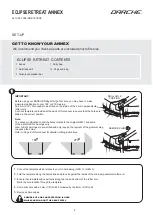 Preview for 2 page of DARCHE ECLIPSE RETREAT ANNEX Set-Up And Care Instructions