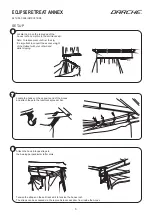 Preview for 5 page of DARCHE ECLIPSE RETREAT ANNEX Set-Up And Care Instructions