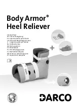 Предварительный просмотр 1 страницы Darco Body Armor Heel Reliever Instructions For Use Manual