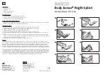 Preview for 1 page of Darco Body Armor Night Splint Instructions For Use