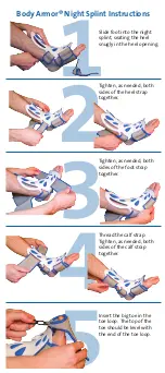 Preview for 1 page of Darco Body Armor Night Splint Instructions