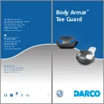 Preview for 1 page of Darco Body Armor Toe Guard Instructions For Use