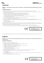 Предварительный просмотр 4 страницы Darco ERO-32MN-1 Instruction Manual