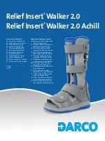 Darco Relief Insert Walker 2.0 Instructions For Use Manual preview
