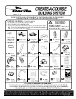 Preview for 1 page of darda CREATE-A-COURSE Quick Start Manual