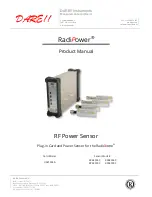 Dare RadiPower USB1004A Product Manual preview