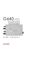 Предварительный просмотр 1 страницы Darfon G640 User Manual