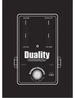 Preview for 2 page of Darkglass Electronics Duality Dual Fuzz Engine User Manual