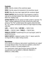 Предварительный просмотр 5 страницы Darkglass Electronics Microtubes B7K User Manual