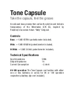 Preview for 2 page of Darkglass Tone Capsule User Manual And Wiring Diagram