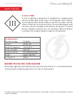 Предварительный просмотр 3 страницы DARKLAB PowerBolt II User Manual