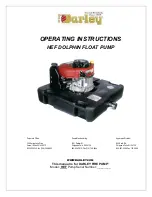 DARLEY HEF Operating Instructions Manual предпросмотр