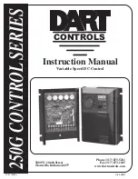 Preview for 1 page of DART Controls 250G Series Instruction Manual