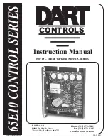 DART Controls 65 series Instruction Manual предпросмотр