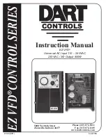 DART Controls EZ VFD CONTROL Series Instruction Manual preview