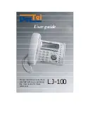 Предварительный просмотр 1 страницы Dartel LJ-100 User Manual