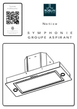 Предварительный просмотр 2 страницы DARTY ROBLIN 520 WH Instructions For Installation And Use Manual