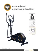 Darwin Fitness DF-CT40 Assembly And Operating Instructions Manual preview