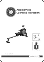 Darwin Fitness DF-RM50 Assembly And Operating Instructions Manual preview