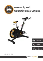 Darwin Fitness EVO40 Assembly And Operating Instructions Manual preview