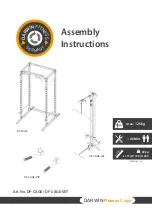 Preview for 1 page of Darwin Fitness Power Cage DF-CAGE Assembly Instructions Manual