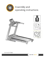 DarwinFitness TM 40 Assembly And Operating Instructions Manual preview