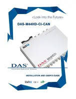 DAS DAS-M44HD-CI-CAN Installation And User Manual preview