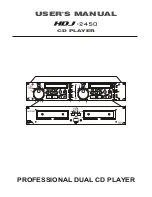 Предварительный просмотр 1 страницы DAS HDJ-2450 User Manual