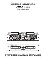 DAS HDJ-9000 User Manual preview