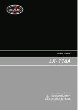 DAS LX-118A User Manual preview