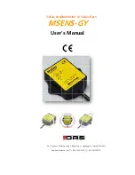 Предварительный просмотр 1 страницы DAS MSENS-GY User Manual