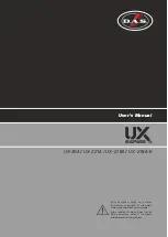 DAS UX Series User Manual preview