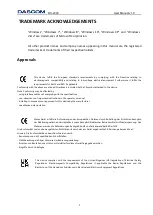 Preview for 10 page of Dascom DC-2300 User Manual