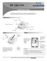 Dascom DP-330L Quick Start Manual предпросмотр