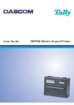 Dascom TALLY MIP480 User Manual preview