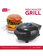 Preview for 1 page of Dash Go DMG001 Instruction Manual & Recipe Manual