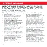 Preview for 4 page of Dash DELUXE DMW005 Instruction Manual