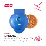 Dash Dreidel DMWD001 Instruction Manual And Recipe Manual preview