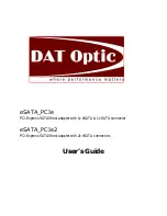 Preview for 1 page of Dat Optic eSATA_PCIe User Manual