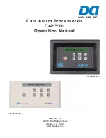 Предварительный просмотр 1 страницы Data Aire DAP III Operation Manual