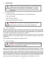 Preview for 10 page of Data Aire gForce Ultra Installation, Operation And Maintenance Manual