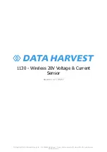 Data Harvest 1130 Manual preview