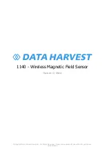 Data Harvest 1140 Manual предпросмотр