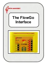 Preview for 1 page of Data Harvest The FlowGo Instructions Manual